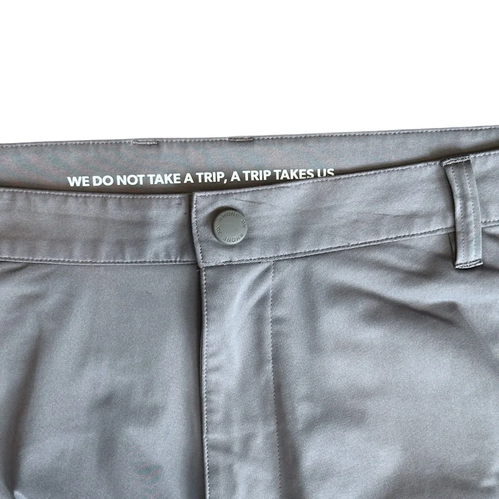 RHONE Classic Commuter Pants in Smoked Pearl Grey Men’s 40 $138 100161